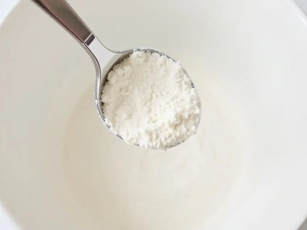 Adding gluten-free flour to the bread machine for the perfect texture