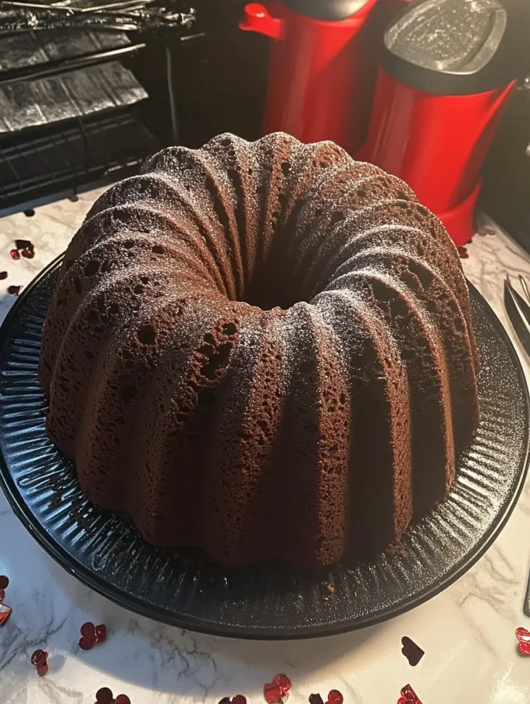 Gluten-free chocolate Bundt cake 